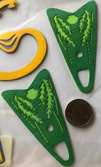 SNORKELING Laser Overlay Die-Cuts(3pc)DCWV•Flippers•Diving •Mask•Ocean•Tropical
