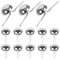 200 Pcs Metal Decors Mini Brads for Paper Crafts Indoor Sofa
