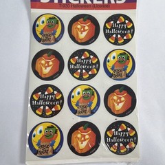 Vintage 1998 Trend Scratch n Sniff Stinky Stickers Halloween Licorice 60 Sealed