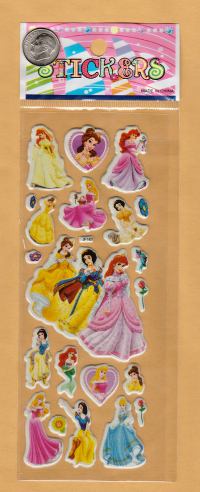 Snow White, Cinderella, Belle, Aurora, Ariel the Little Mermaid – Princesses