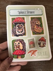 Sticker Sheet “Spikes & Shrooms” Glossy 6×4