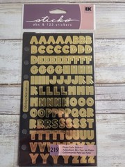 Lot Of Letter And Number Stickers Scrapbooking Junk Journals