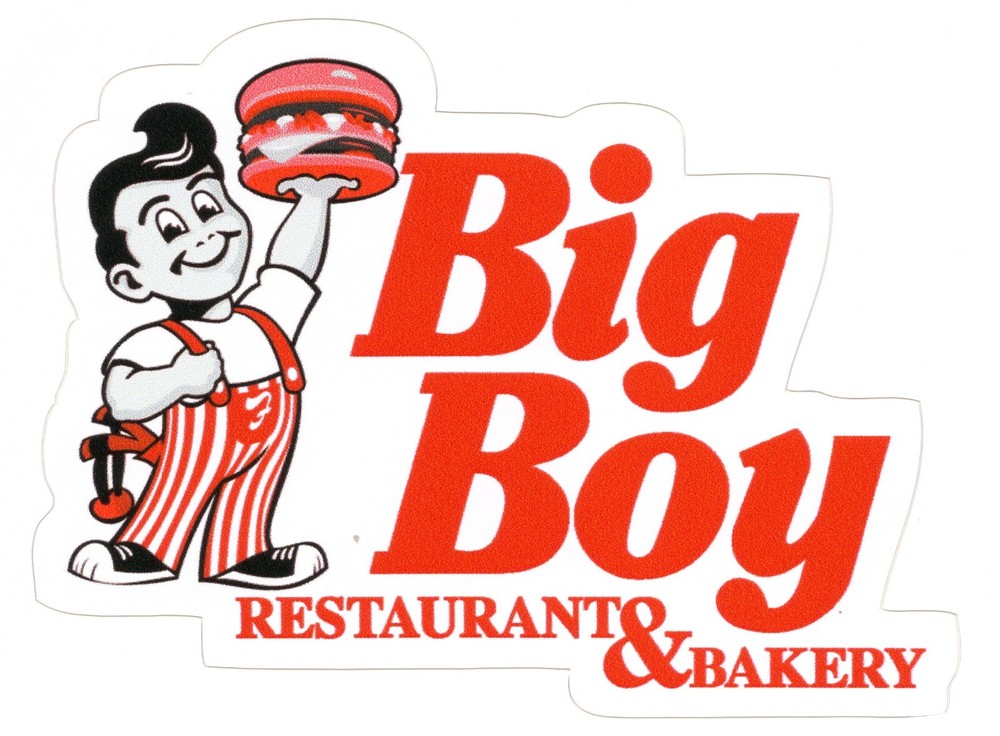 Big Boy Restaurant & Bakery – Logo Sticker (Reproduction)