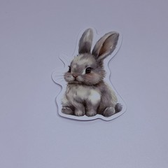 Cute Baby Rabbit Animal Sticker Vinyl Decal Journal Wall Fun Art Decor Tc9