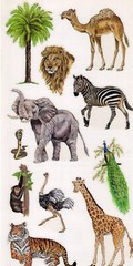 PSX Design Stickers ~ Choice of 16 Designs ~America~ Christmas Bears~ Zoo~ Farm