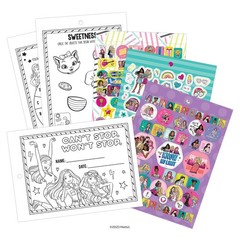 Barbie Reward Sticker Pad With 500 Stickers And 16 Certificates For Kids