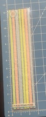 2009 EK Success Martha Stewart Crafts Pastels Felt Border Stickers 7 pieces