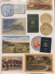 2003 Scrappy Chic “Me & My Big Ideas” Vintage International Travel Stickers NOS