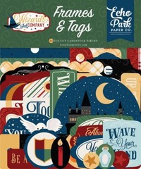 Echo Park WIZARDS and COMPANY *2 Packs* Ephemera Die Cuts + Frames & Tags 68p