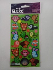 Sticko Stickers- Cutie Critters Wildlife Forest Animals