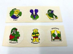 VINTAGE 1980’S SCRATCH & SNIFF STICKERS – SIX DIFFERENT SCENTS TO CHOOSE FROM