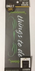 CHALK IT NOW TO DO Die-Cut Stickers K&Company•Labeling•Journaling •Errands•Lists
