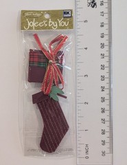 RARE Christmas Stocking & Gift Jolee’s By You Mini Scrapbooking Embellishments