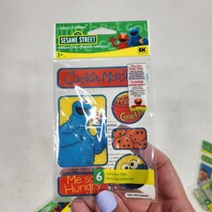 Vintage Jolee’s Boutique Sesame Street Stickers Lot 6 Packs Dimensional Tiles