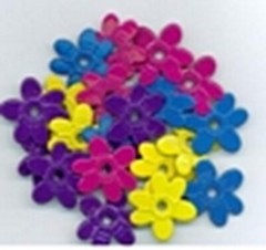 BRIGHT FLOWER SCRAPBOOKING EYELETS EYELET OUTLET 10 PCS 4 COLORS