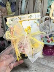 Junk Journal Paper Scrap Pack Kit 100 Pieces Yellow Theme Ephemera Planner Decor