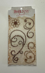 Bo Bunny Double Dot Jewels Flourish Rhinestone-Multi-Colors Available-You Choose