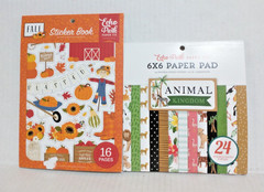 NEW Scrapbooking LOT of 5 + Bonus – Carta Bella Echo Park Sticker Book Paper Pad