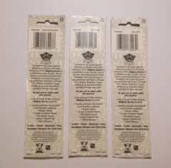 SandyLion Stickers Lot of 3 Strips NIP (1 strip/pack)~ Prismatic Mighty Ducks~
