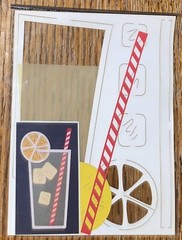 Deluxe Designs~ Lemonade ~ Glass LASER Die Cuts For Adults COMPLETES Scrapbook