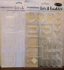 2 Packs Creative Imaginations Bits & Baubles Paper Crafting Embellishments #148