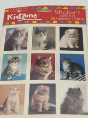 Vtg Forget Me Not Cat Sticker 2 Packs 90s Kittens Scrapbook Stationery Kawaii