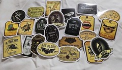 Lot Of Halloween Potion Bottle Label Stickers Journal Collage Apothacary Book