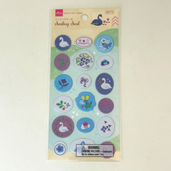 Daiso Sealing Stamp Seal Sticker Sheet – Scandinavian Style