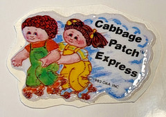 Vintage 1983 Cabbage Patch Kids Puffy Sticker Lot of 11 OAA, Inc.