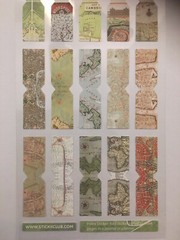Stickii Club sticker sheet Map Page Tabs Brand New 2023