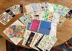 Stickopotamus Sticker 6-Ring Binder Album With 32 Stickers Pages