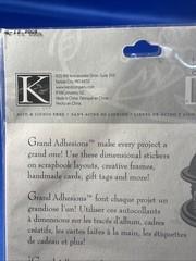 Happy Trails Paris Travel Grand Adhesions Scrapbooking Stickers By K&Company