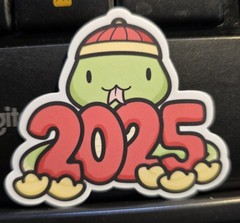 Set Of 5 Chinese Lunar New Years Hubman & Chubgirl Vinyl Decal 3M Dicut Stickers