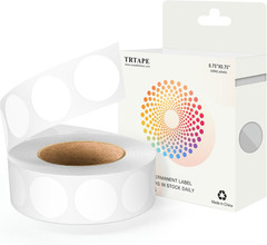1000 PCS 3/4 Inch round Dots Color Coding Circle Stickers, White Dot Stickers ro