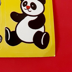 vintage 80’s Eureka circus animals sticker sheet