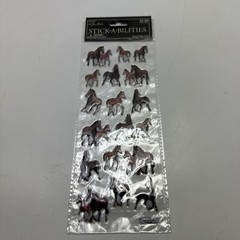 Stick A Bilities Horse Stickers New Puffy 18 Pieces