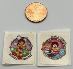 Vintage Scratch & Sniff Stickers Cabbage Patch Kids 1980’s