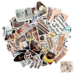 Ryetvok 100PCS Black Girl Magic Stickers,2 Styles Variety Pack-Inspirational …