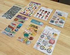 Lot Of 7 New Stickers for Scrapbooking & Crafts Gifts College Road Trip Summer
