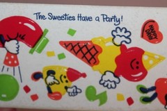 Vintage ’80s Sandylion The Sweeties Have a Party! Sticker Jelly Bean Ice Cream