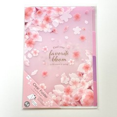 Japanese Sakura Stationery Set A4 File Notebook Wasi Stickers Kawaii Journal Kit