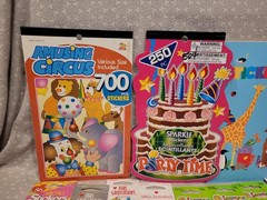Vintage Sandylion Mrs. Grossman’s Circus Birthday Party Sticker Sheet Book Lot