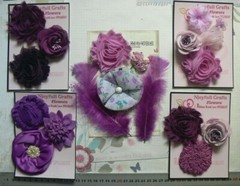 PURPLE VIOLET LILAC Mix – 20-70mm – 5 Colour Design Pk Choice H2-2