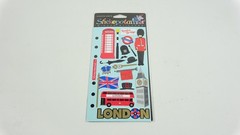 Stickopotamus Binder Stickers London SPCY09 Scrapbooking Stickers