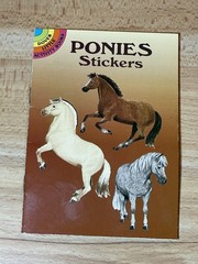 Ponies Stickers & Horses Tattoos 2003 by John Green Dover Lot of 3 NOS