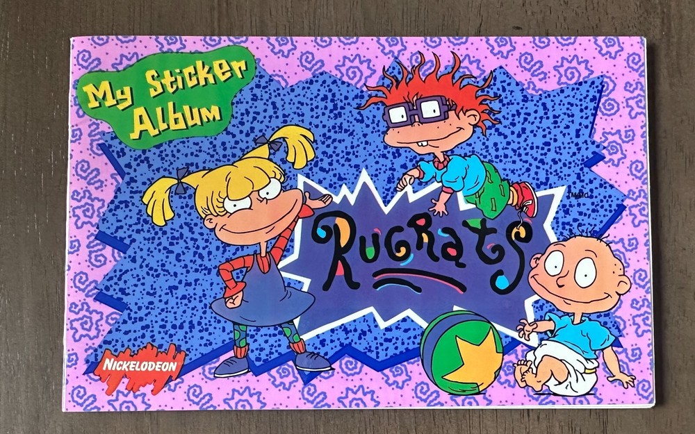Rugrats My Sticker Album Book 1997 Viacom stickers Nickelodeon Sandylion Designs