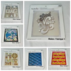 Lot of 6 Recollections Paper Layering Kit Home Good Vibes Only Geometric