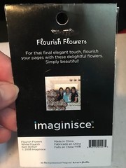 Imaginisce Flower Flourish Pink Gotta Buy Basics Collection 3 packages, New