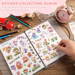 Reusable Sticker Book – 100 Sheet Sticker Collecting Album, plus Size