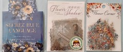 60pc Lot NEW Translucent PET Stickers Fashion Journaling Aesthetic Witch Floral